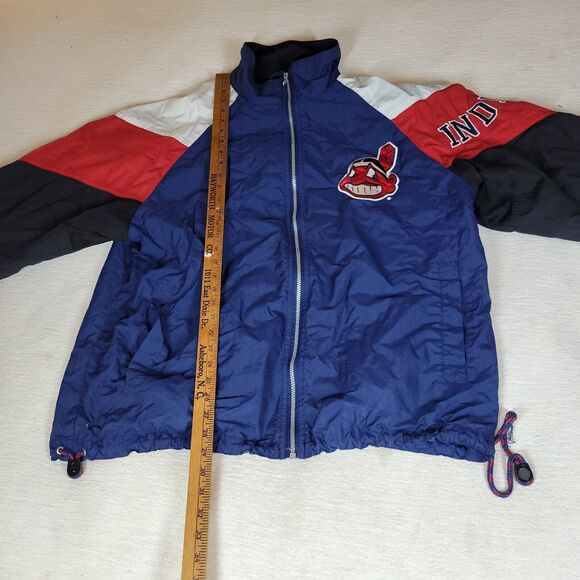 Vintage Mirage Windbreaker Atlanta Braves Jacket Mens Sz XL Sports NBL Baseball - Picture 5 of 16
